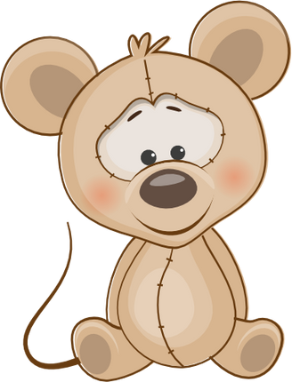 (s133-05-M) Cute Cartoon Mouse