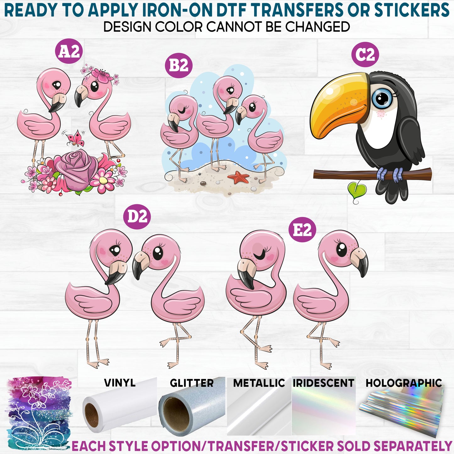 (s133-6) Cute Penguin Printed Heat Transfer or Sticker