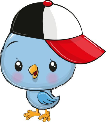 (s133-07-J) Cute Cartoon Bird Chick Baseball Cap