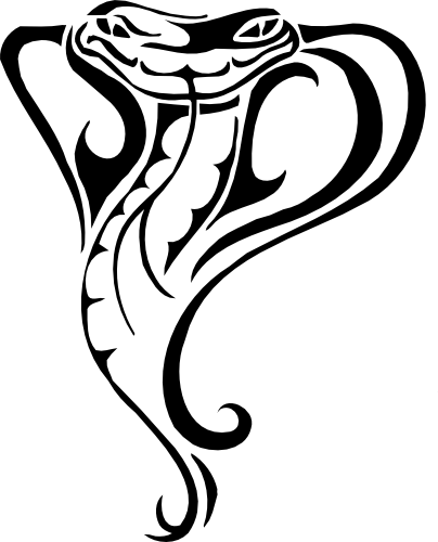 (s135-A) Viper Cobra Snake Head