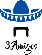 (s138-B) 3 Amigos Sombrero