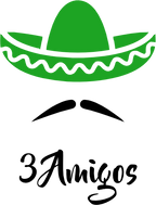 (s138-C) 3 Amigos Sombrero