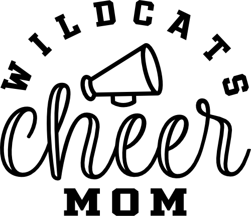 (140-05-A) Wildcats Cheer Mom Iron-On Transfer