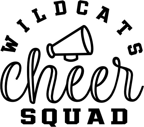 (140-05-A) Wildcats Cheer Squad Iron-On Transfer