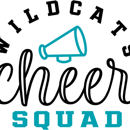 (140-05-A) Wildcats Cheer Squad Iron-On Transfer