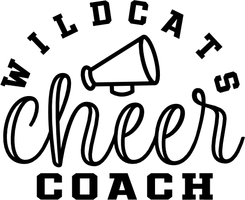 (140-05-A) Wildcats Cheer Coach Iron-On Transfer