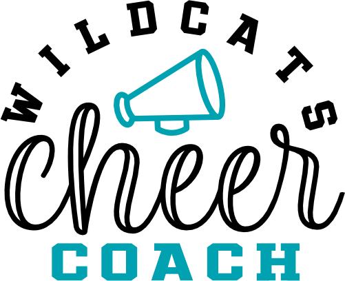 (140-05-A) Wildcats Cheer Coach Iron-On Transfer