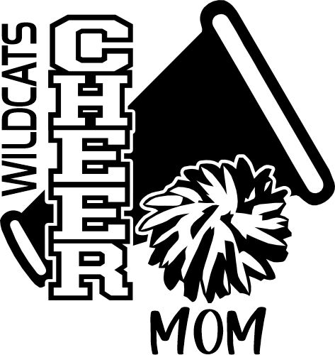 (140-05-C) Wildcats Cheer Mom Iron-On Transfer