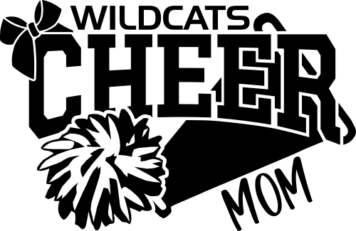 (140-05-F) Wildcats Cheer Mom Iron-On Transfer