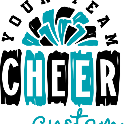 (s140-05-L) Cheer Team Family Custom Text