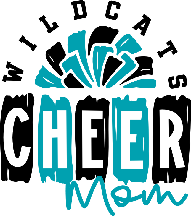(s140-05-L) Cheer Team Family Custom Text