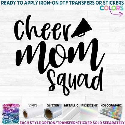 (s140-4) Cheer Mom, Cheer Mom Life, Cheer Mom Squad Megaphone