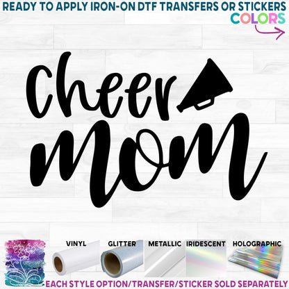 (s140-4) Cheer Mom, Cheer Mom Life, Cheer Mom Squad Megaphone