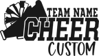 (s140-05-E) Team Name Cheer Family Custom Text