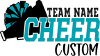 (s140-05-E) Team Name Cheer Family Custom Text