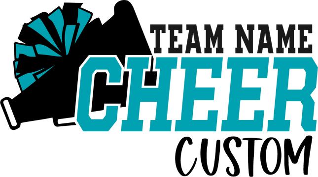 (140-05-E) Cheer Custom Team Iron-On Transfer