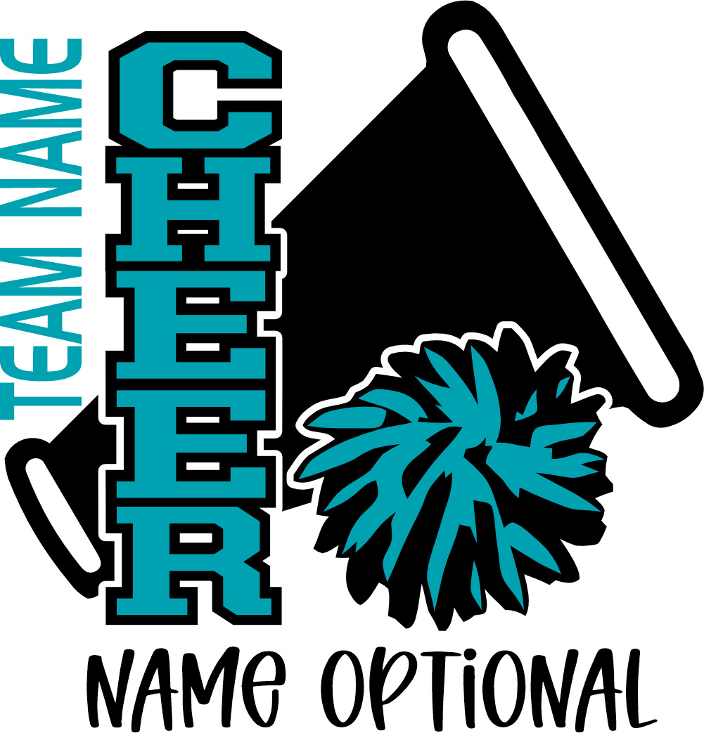 (s140-05-C) Team Name Cheer Custom Text
