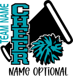 (s140-05-C) Team Name Cheer Custom Text