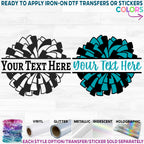 (s140-2I) Pom Pom Split Name Custom Text