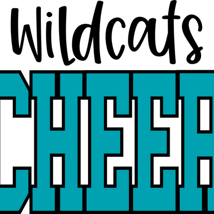 (s140-05-J) Team Name Cheer Custom Text