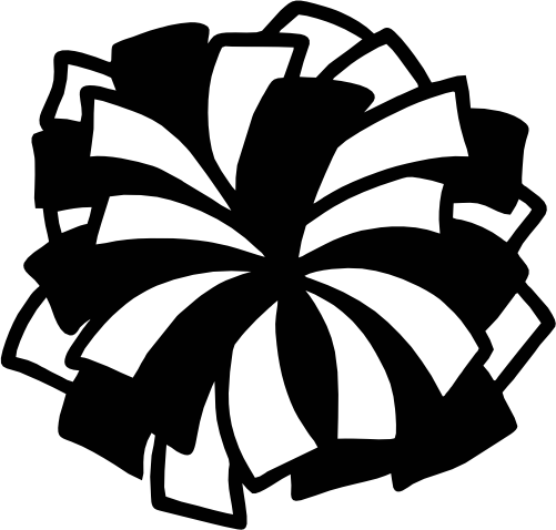 (140-01-Y) Cheer Pom-Pom Iron-On Transfer