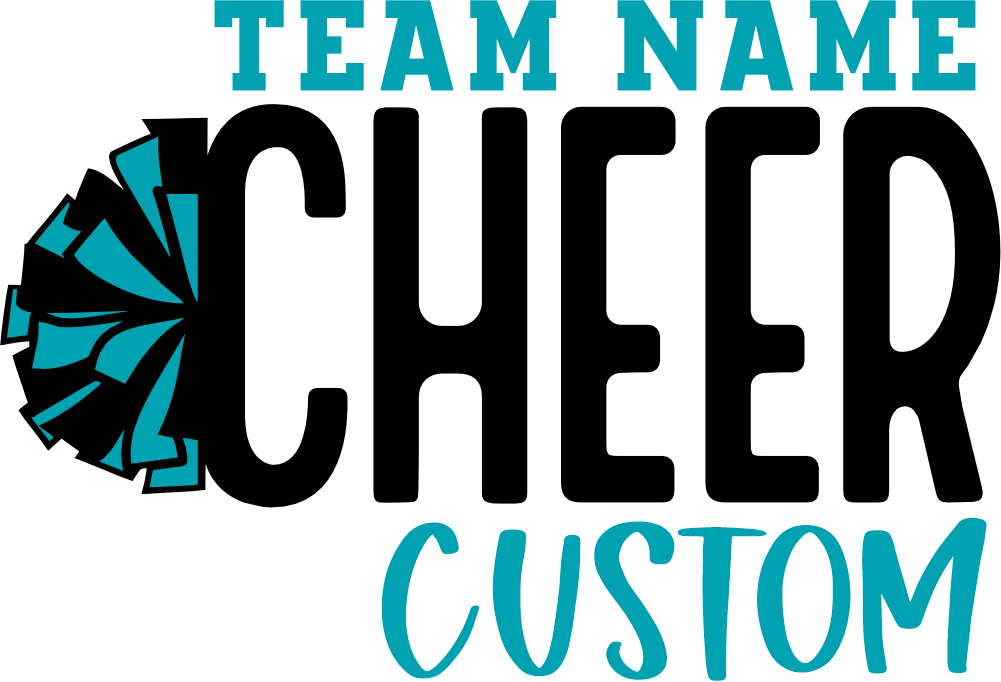 (s140-05-M) Team Name Cheer Custom Text