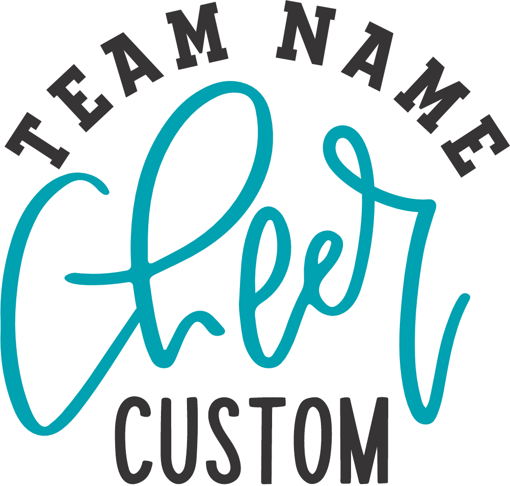 (s140-05-B) Team Name Cheer Custom Text