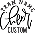 (s140-05-B) Team Name Cheer Custom Text