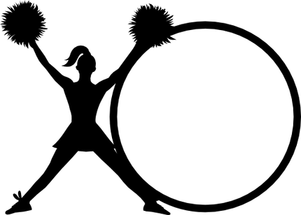 (s140-02-H) Cheer Cheerleader Frame