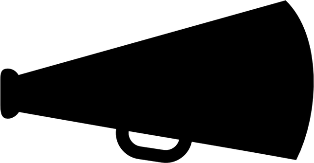 (s140-01-1I) Cheer Cheerleader Silhouette
