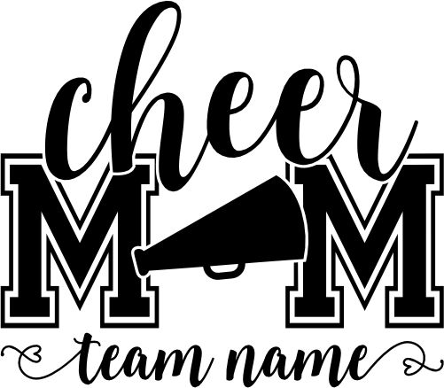 (140-04-B) Cheer Mom Iron-On Transfer