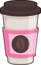 (s144-2) Latte Coffee Cup
