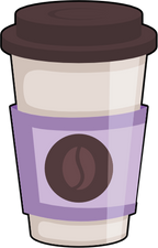 (s144-2) Latte Coffee Cup