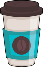 (s144-2) Latte Coffee Cup