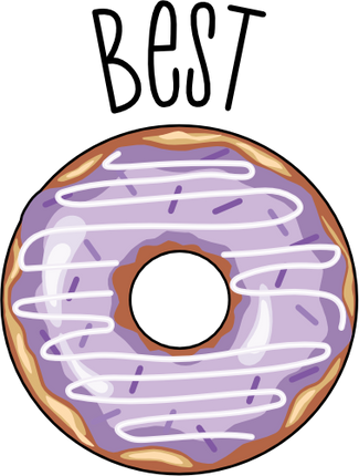(s144-4) Best Purple Donut