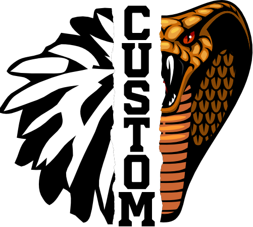 (145-1H-24) Cobra Cheer Split Mascot Pom Pom