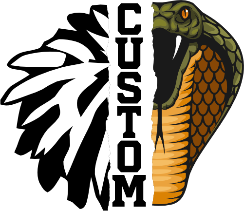 (145-1H-25) Cobra Cheer Split Mascot Pom Pom