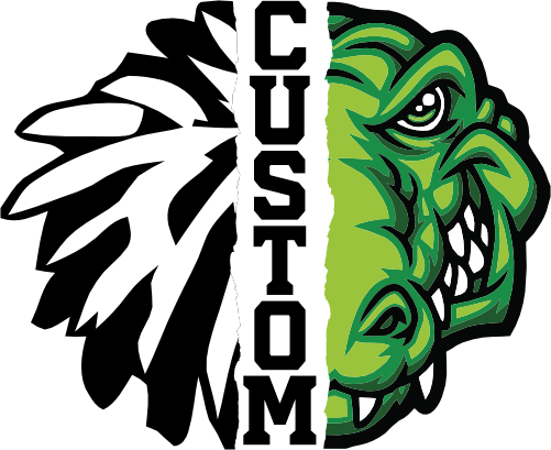 (145-1H-03) Gator Cheer Split Mascot Pom Pom