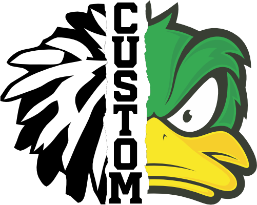 (145-1H-34) Duck Cheer Split Mascot Pom Pom