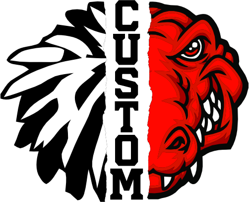 (145-1H-48) Gator Cheer Split Mascot Pom Pom