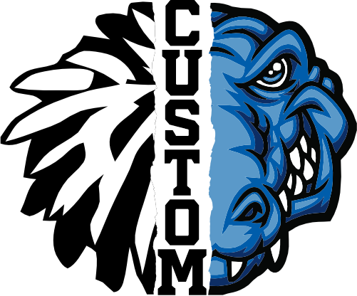 (145-1H-52) Gator Cheer Split Mascot Pom Pom