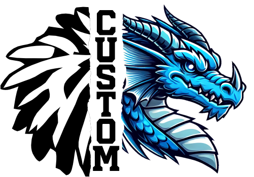 (145-1H-65) Dragon Cheer Split Mascot Pom Pom