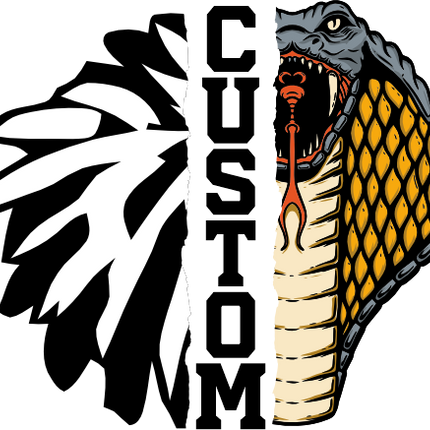 (145-1H-71) Cobra Cheer Split Mascot Pom Pom