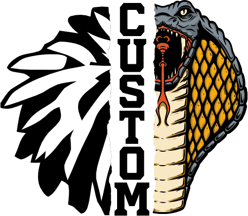 (145-1H-71) Cobra Cheer Split Mascot Pom Pom