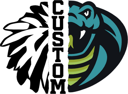 (145-1H-72-1) Cobra Bear Cheer Split Mascot Pom Pom