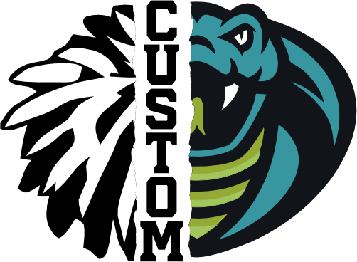 (145-1H-72-1) Cobra Bear Cheer Split Mascot Pom Pom