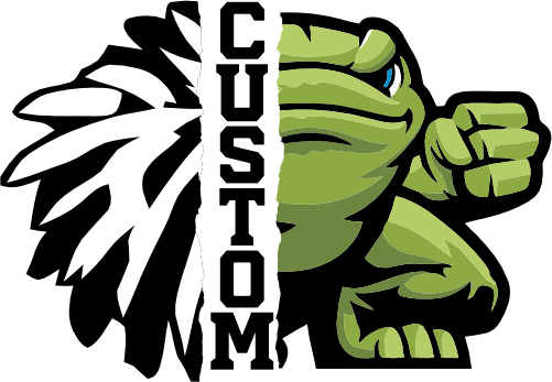 (145-1H-08-1) Frog Cheer Split Mascot Pom Pom