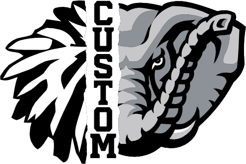 (145-1H-09) Elephant Cheer Split Mascot Pom Pom