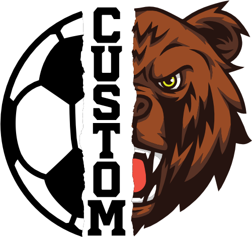 (145-1M-70) Bear Split Mascot Soccer