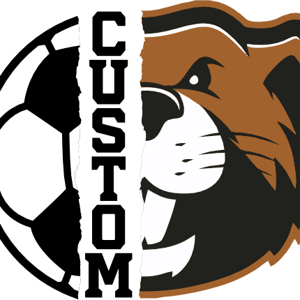 (145-1M-73) Beaver Split Mascot Soccer